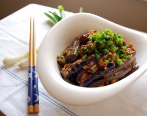 Eggplant Szechuan style